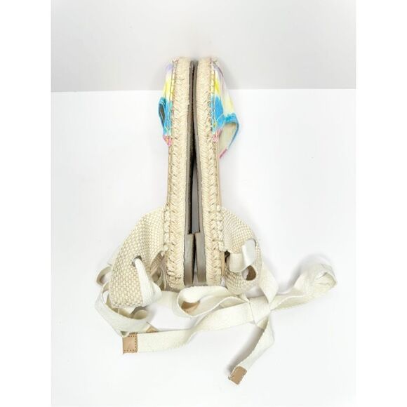 Nine West Mage Meow Bandana Espadrille Flat‎ Sandal Tie Dye Size 5 - Picture 6 of 10